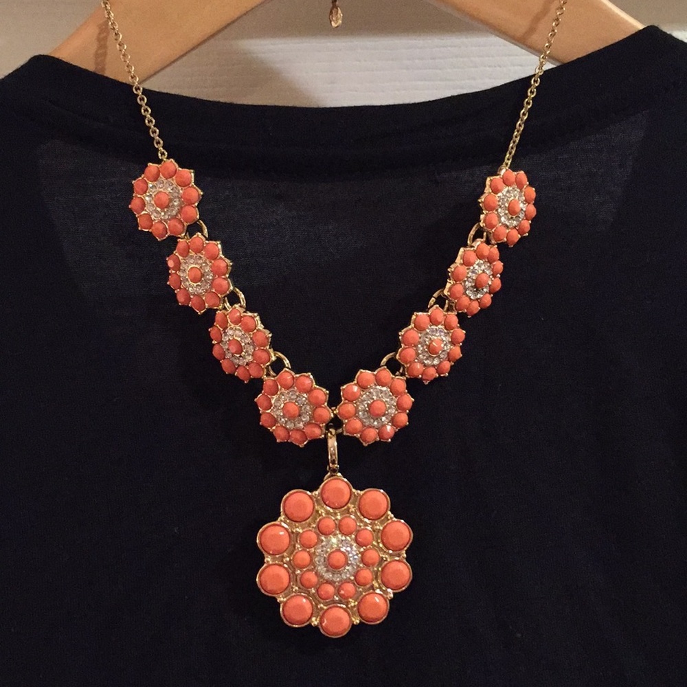 2 for $20 item- Peechy Keen Coral Necklace/Brooch